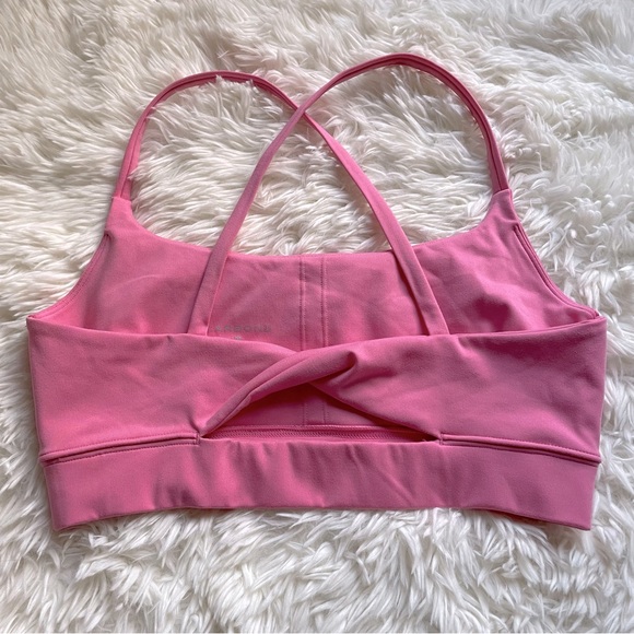 Carbon38 Other - Carbon38 Pink Twist Back Sports Bra M